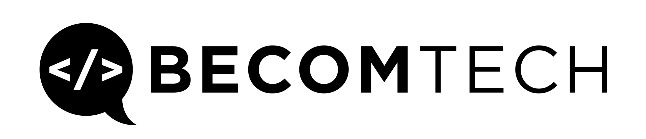 BECOMTECH LOGO noir